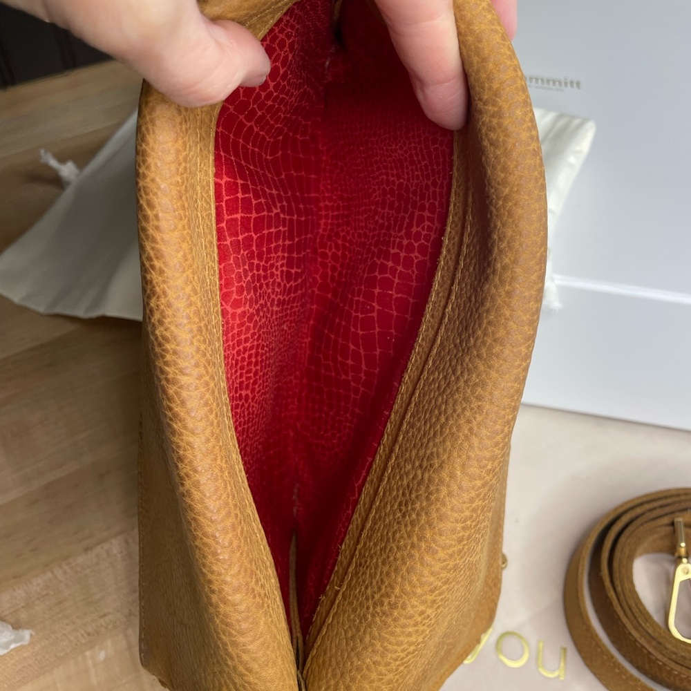 Hammitt Fold-Over Crossbody in Sage and Tan - Picture 6 of 11